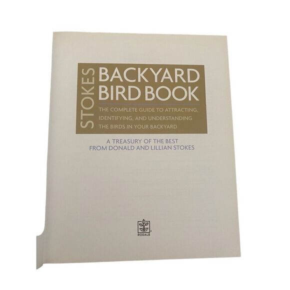 Stokes Backyard Bird Book The Complete Guide Hardcover Book - Picture 6 of 13